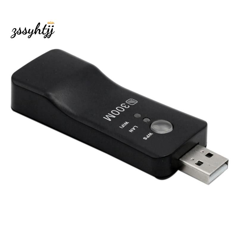 USB TV Dongle không dây 300Mbps RJ45 WPS cho TV thông minh Samsung LG Sony