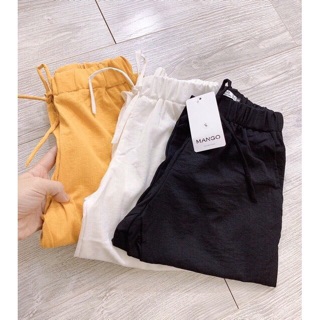 Quần baggy đũi cạp chun