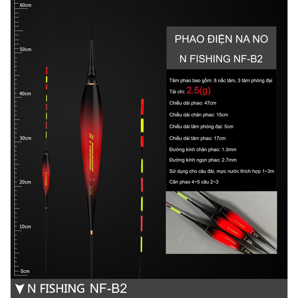 Phao câu đài, săn hàng - Phao chép NF Không đổi màu
