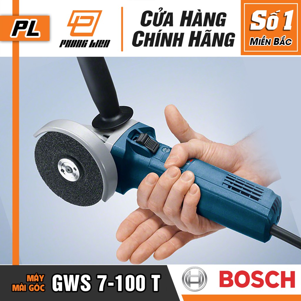 Máy Mài Góc Bosch GWS 7-100 T (100MM-720W) - Hàng Chính Hãng