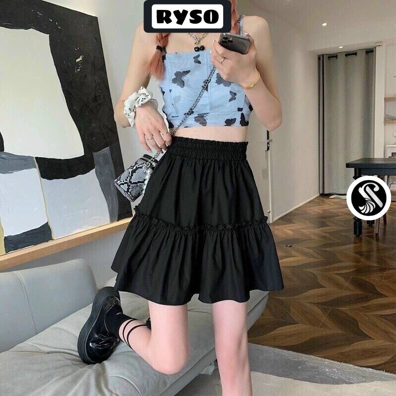 Chân Váy Xòe Ulzzang 2 Tầng Dáng Ngắn Chữ A Chất Vải Voan ( Có Quần Trong ) | BigBuy360 - bigbuy360.vn