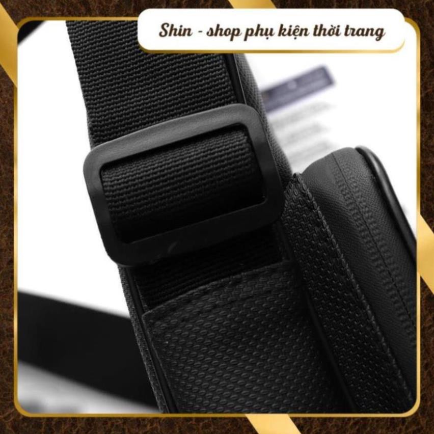 Túi đeo chéo nam thời trang cao cấp màu đen chất liệu Polyester chống thấm -  Hàng Xuất Dư Shin Shop | BigBuy360 - bigbuy360.vn