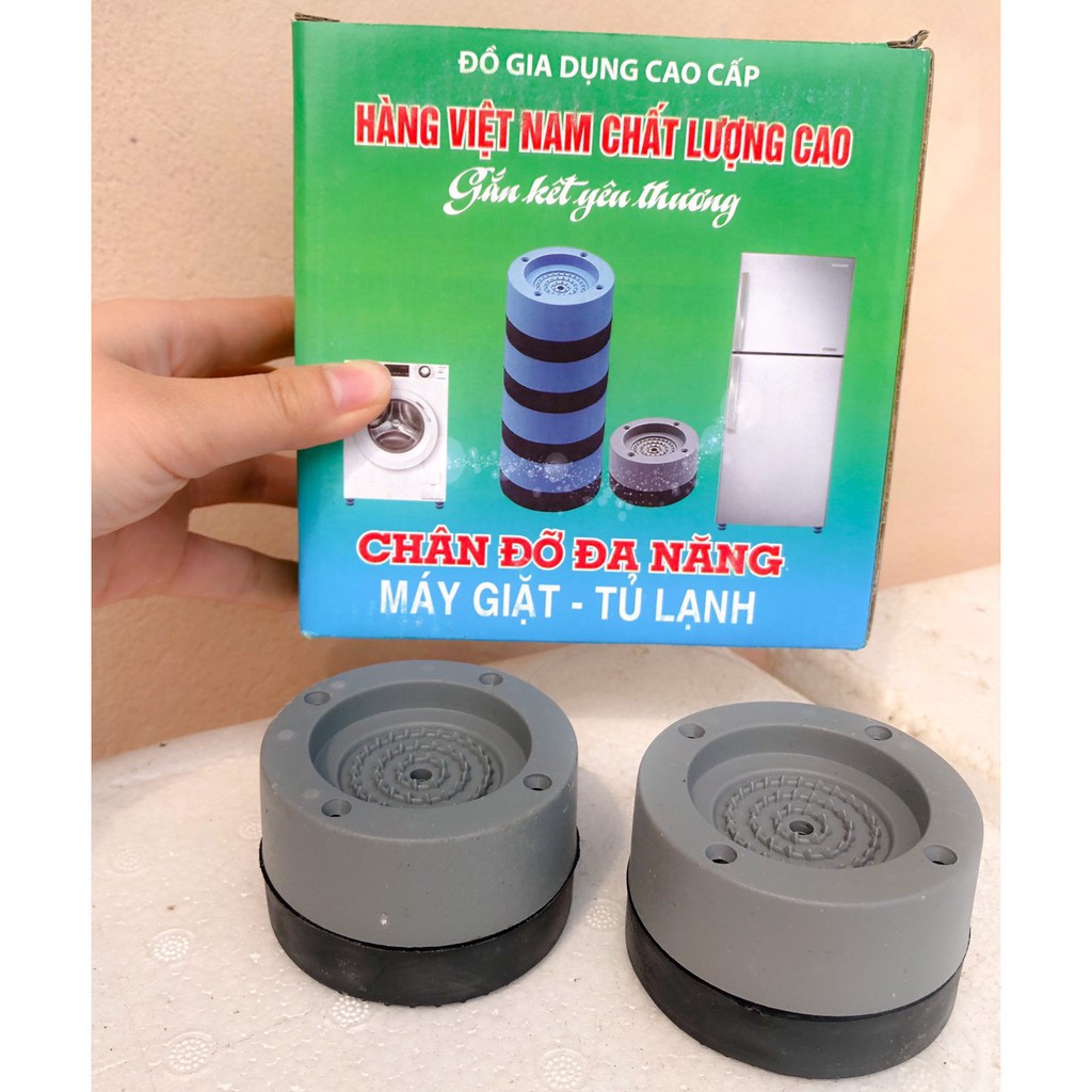 [ ĐỘ BỀN CAO ] - Set 4 cái đế kê chân máy giặt,tủ lạnh chống rung chống ồn bằng silicon,dụng cụ bảo vệ máy giặt, tủ lạnh