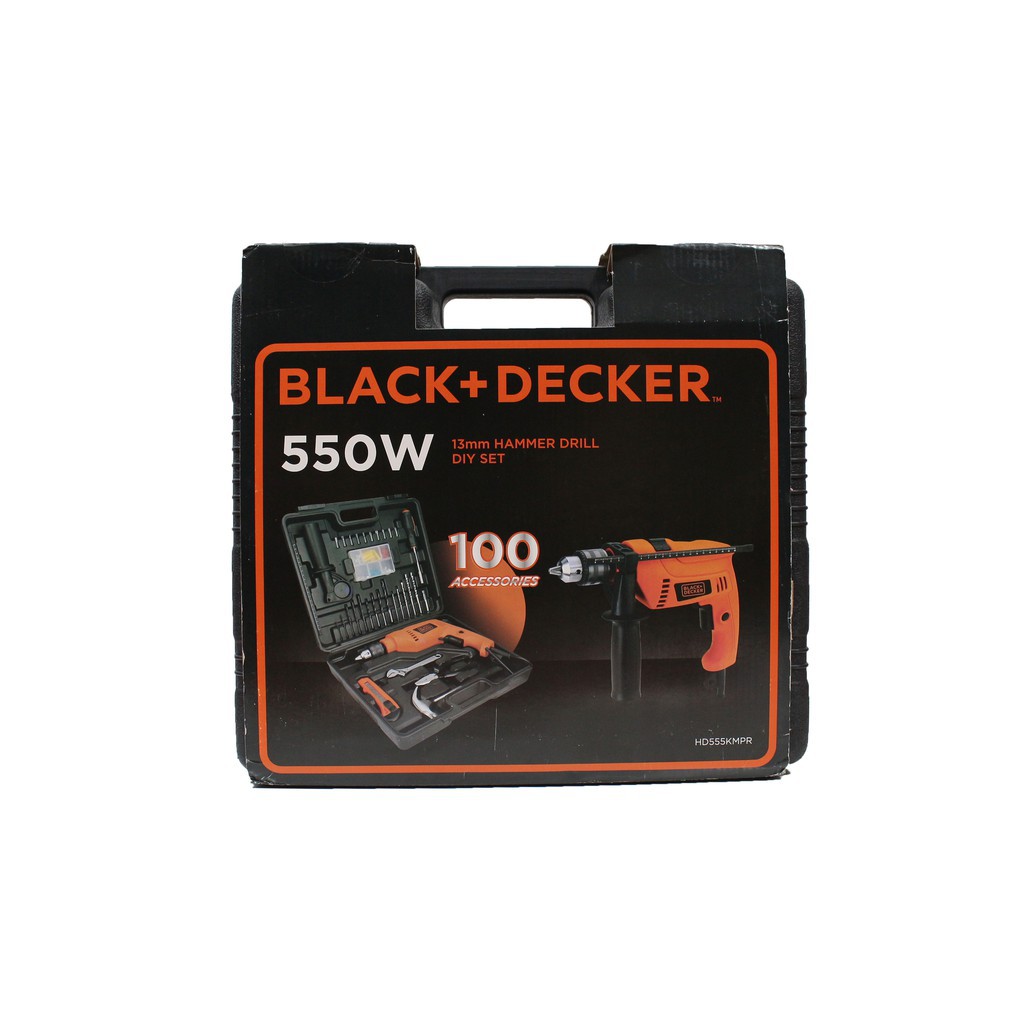 Máy khoan búa Black & Decker HD555KMPR-B1 (550W-13MM)