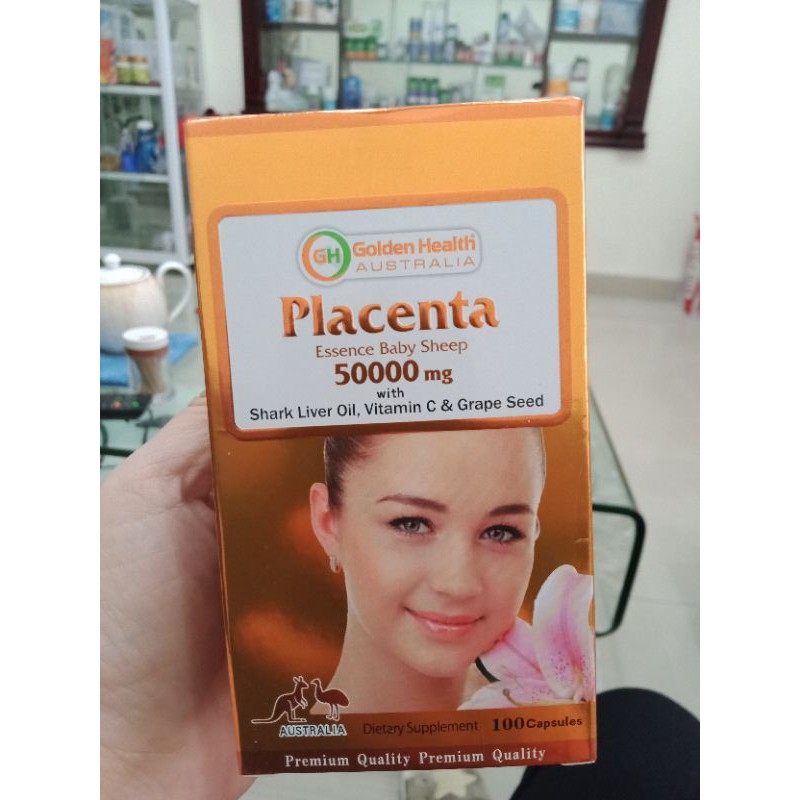 Viên uống nhau thai cừu Placenta 50000mg 100 viên