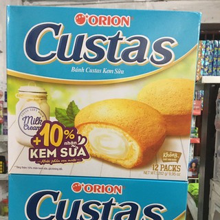 BÁNH CUSTAS KEM SỮA ORION 282g 12 gói