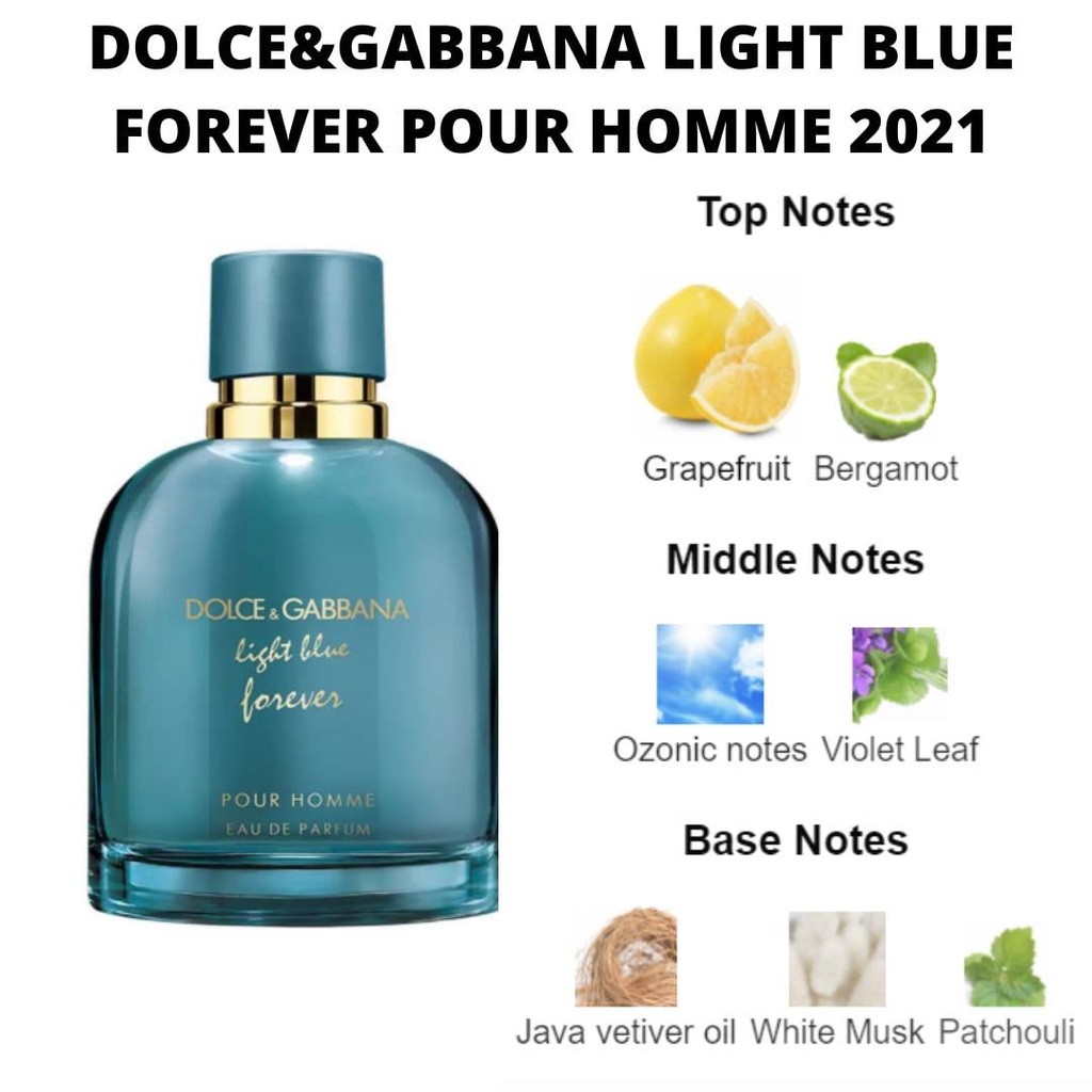 Nước hoa nam mát mẻ Light blue forever EDP 2021