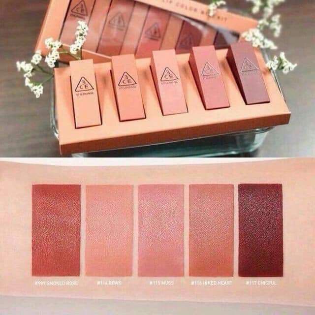 Xả Set son 3ce mini