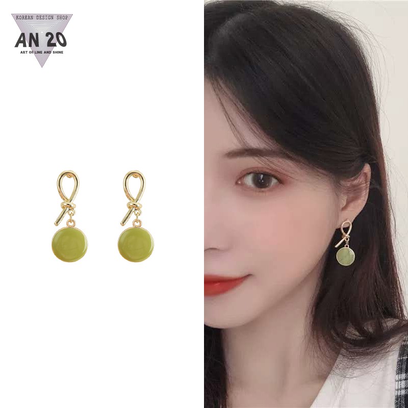 🔥 Bông tai Hot trend màu xanh bơ tươi mát, dịu dàng dành cho các nàng