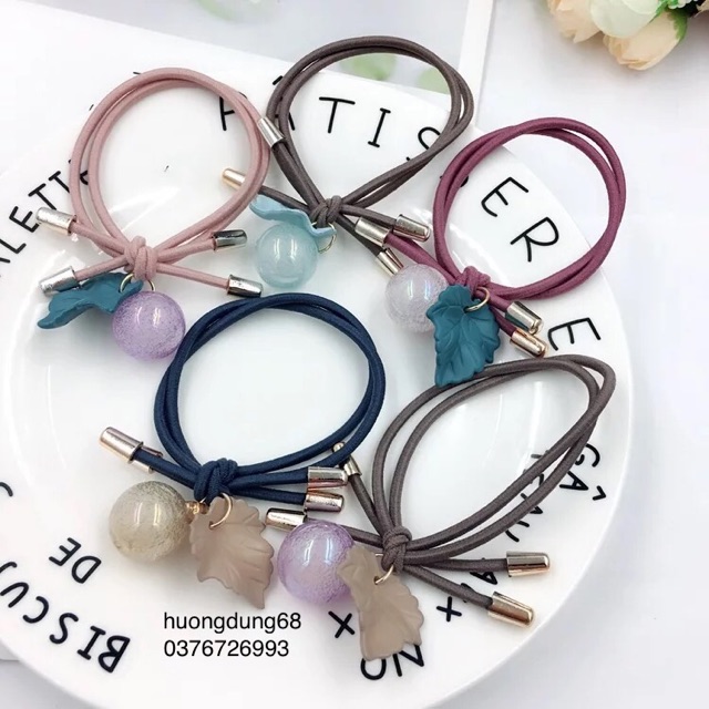 Dây Buộc Tóc Chùm Nho Pha Lê Thời Trang ( D004 ) Hàng Loại đẹp.