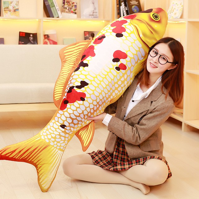 GẤU BÔNG GỐI ÔM CÁ CHÉP - 3D SIZE 95CM