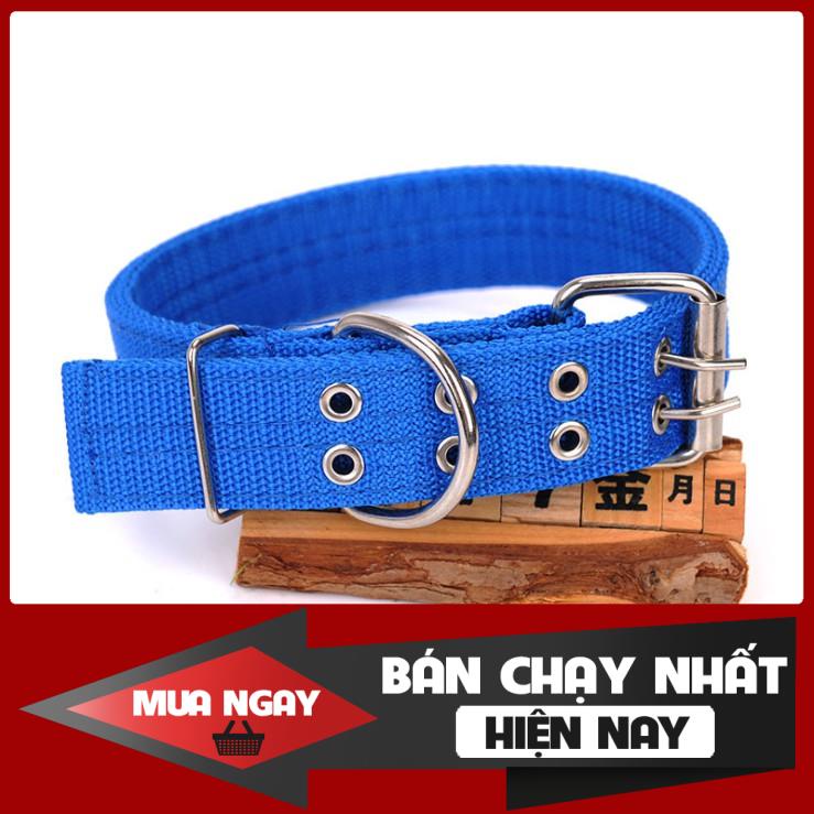 Vòng cổ vải bố dầy cho chó lớn - Vòng cổ 011 0