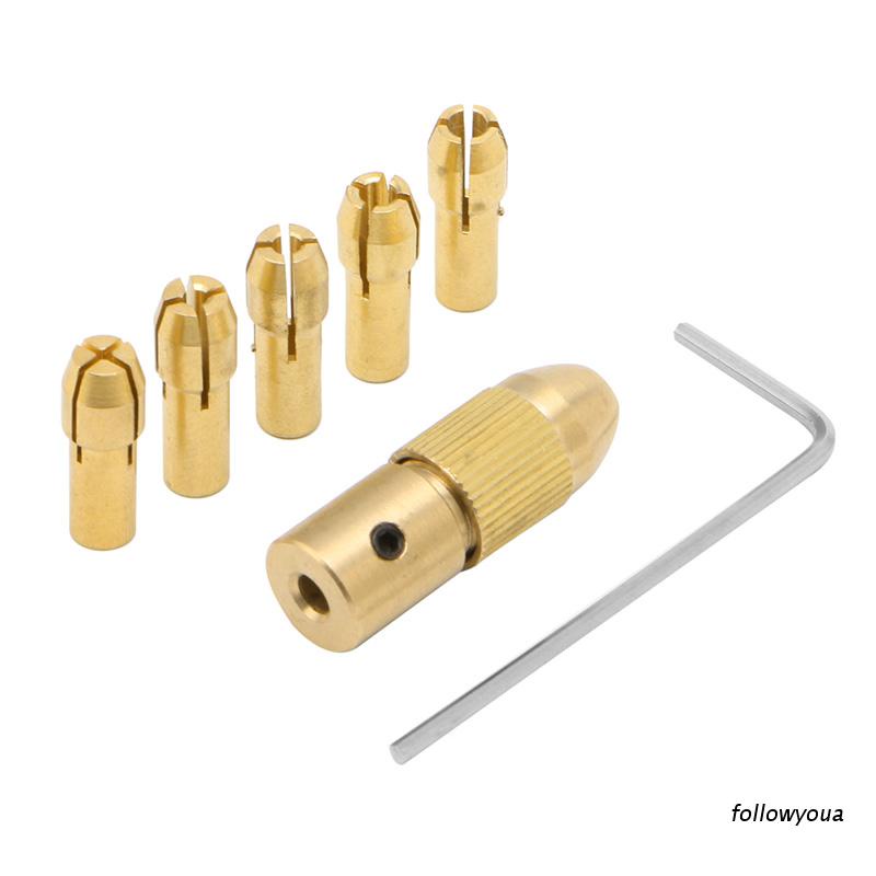 Bộ 7 đầu cặp mũi khoan điện 0.5-3mm