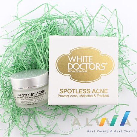 WHITE DOCTORS SPOTLESS ACNE - Kem thâm mụn làm trắng da mặt (25ml)