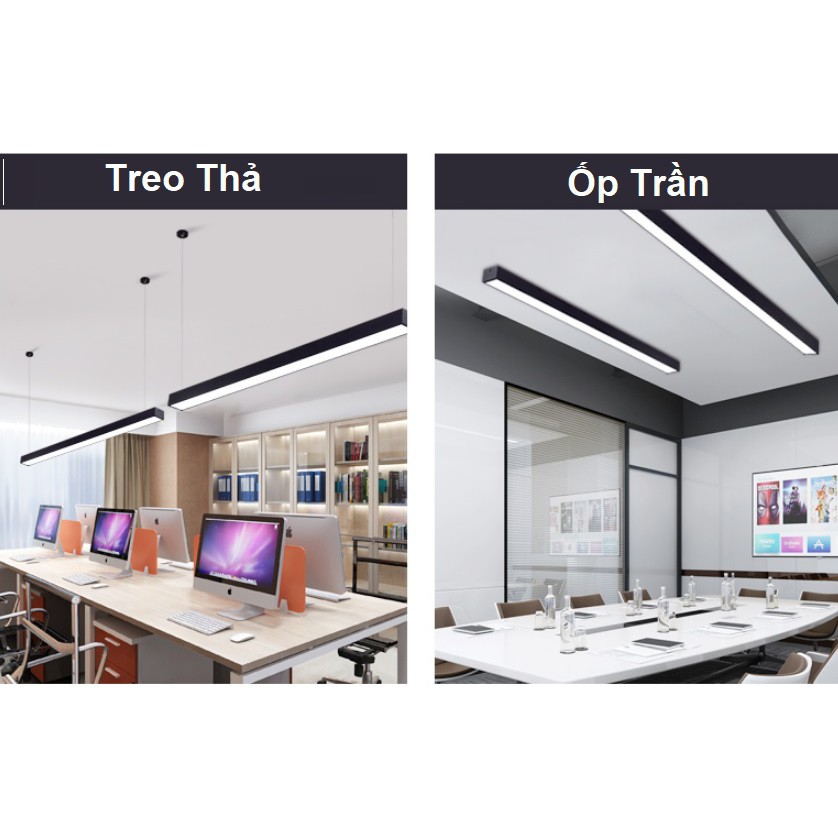Đèn led hộp thả văn phòng độc đáo, hiện đại - Công Suất 36W 1.2m