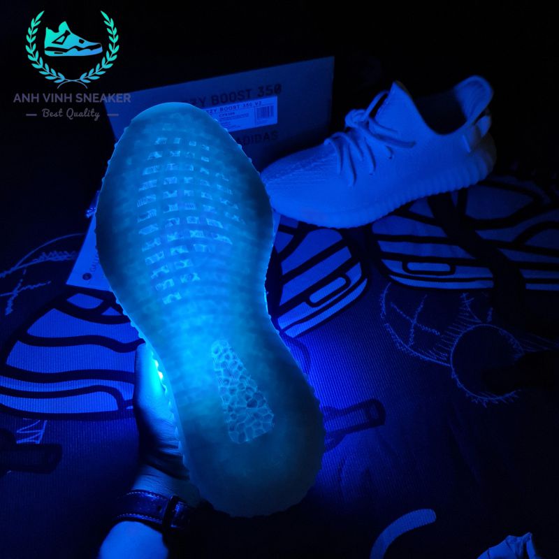 Giày yeezy 350 v2 trắng thể thao đi chạy bộ nam nữ sneaker yz 350v2 white đế boost êm siêu nhẹ cao cấp