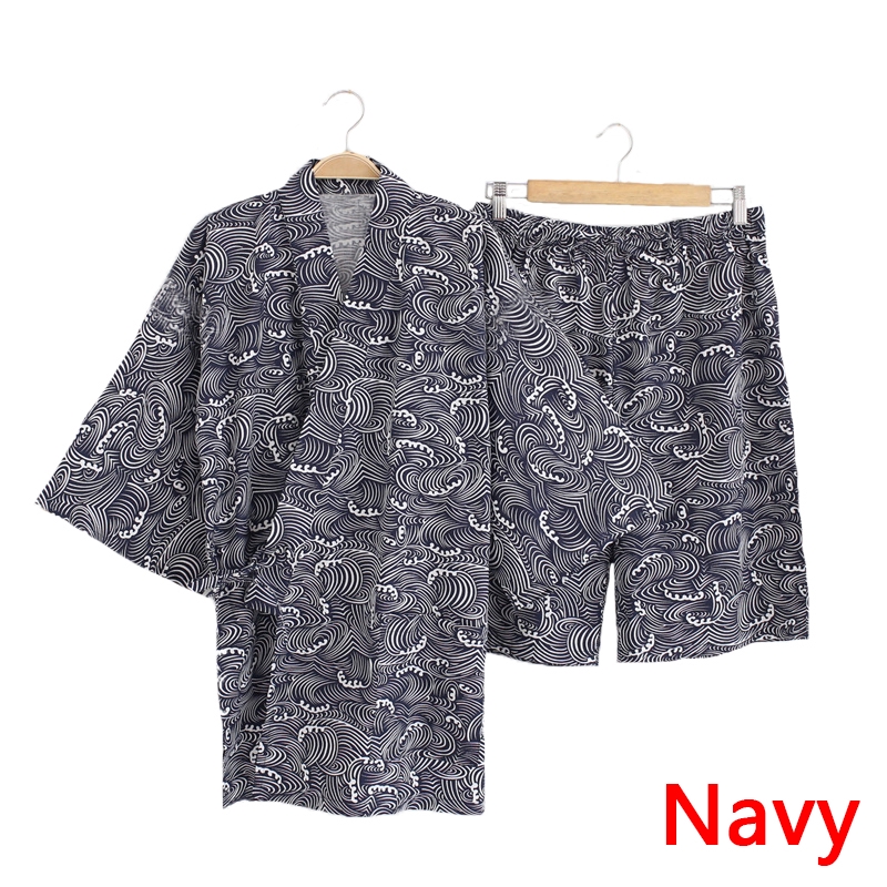 INCERUN Bộ Kimono in hoa thời trang mùa hè cho nam | BigBuy360 - bigbuy360.vn
