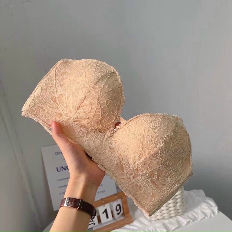 Áo lót ren chống tụt không dây nâng ngực tạo khe, áo ngực nữ xinh shopnoiy1986