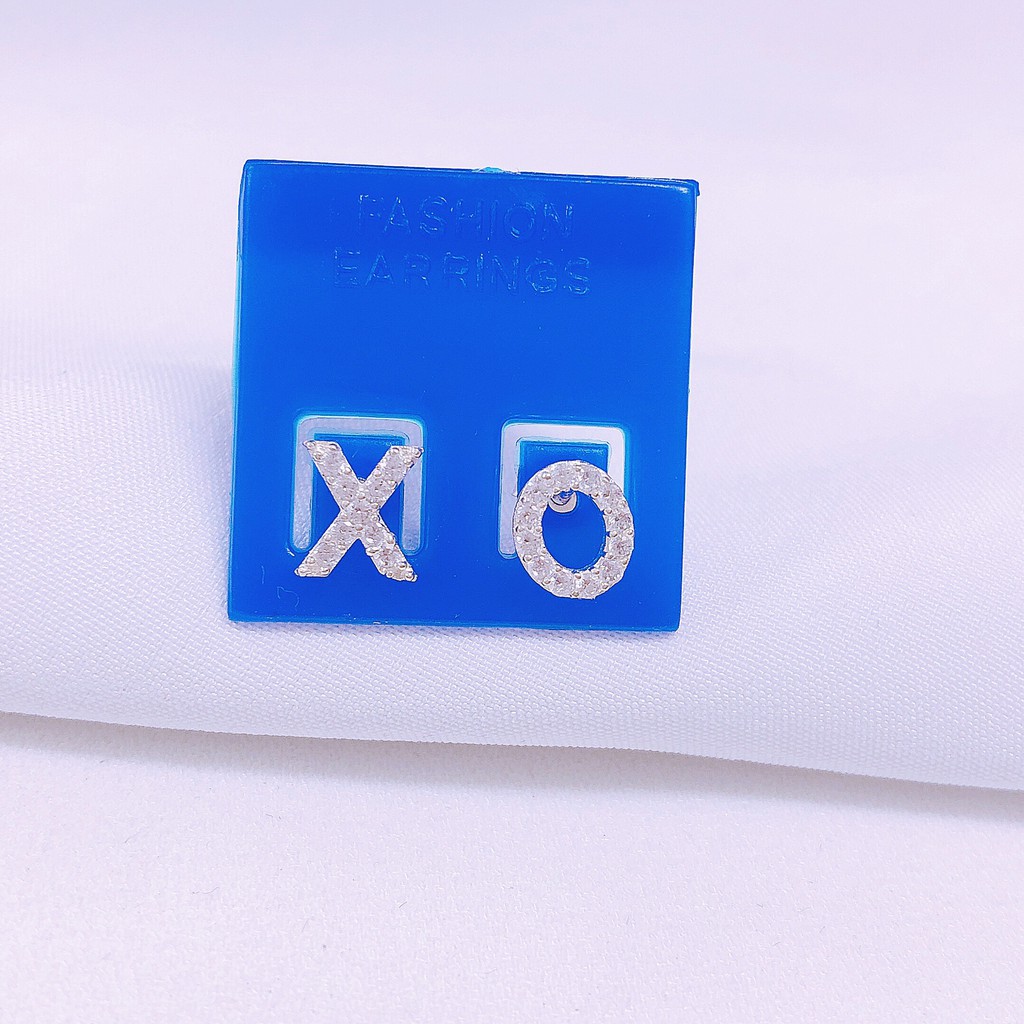 Bông tai bạc giá rẻ khuyên tai bạc nữ cá tính ms11/ Trang sức bạc JQN