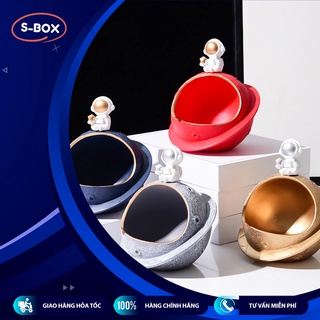 Khay đựng đồ để bàn phi hành gia trang trí kiêm gạt tàn SBox - Gạt tàn hình phi hành gia - sp 26