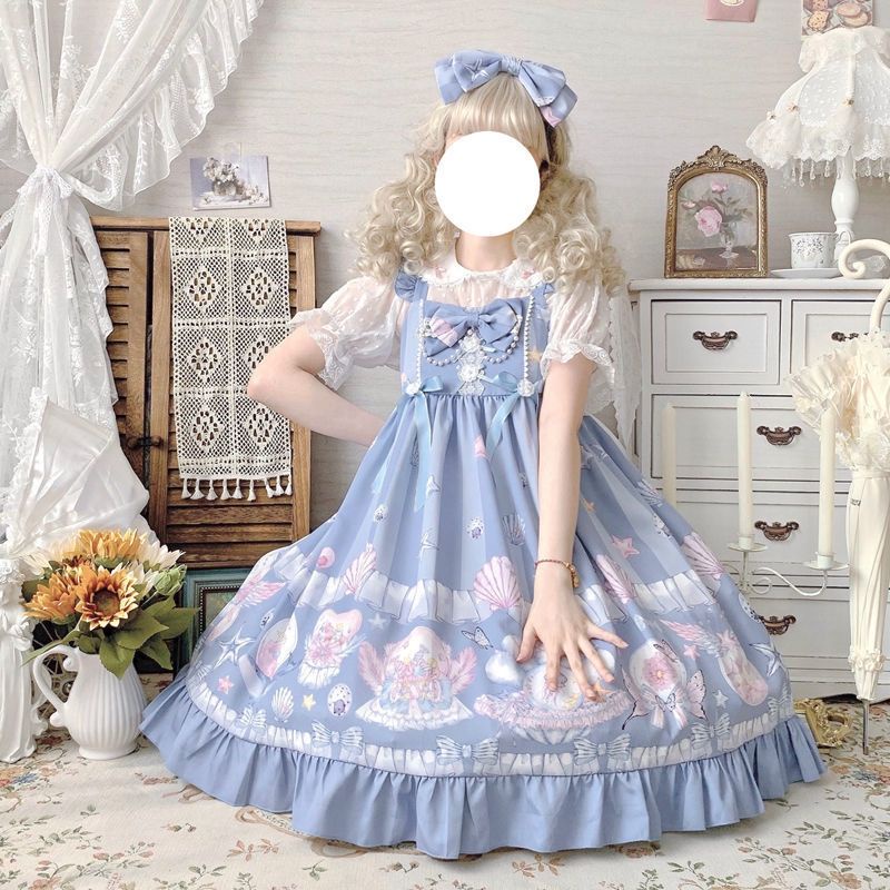 Đầm lolita kiểu dáng dễ thương xinh xắn cho nữ