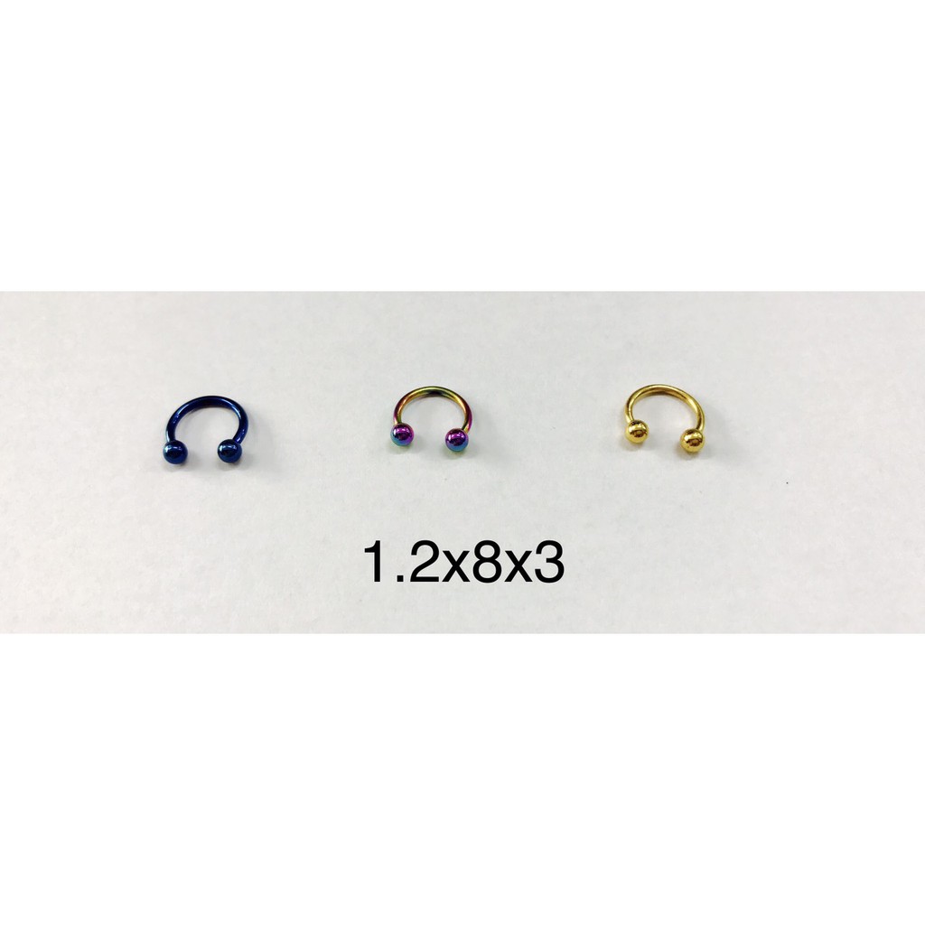 Khuyên chữ U ( 1.2X8X3)- Piercing ocean