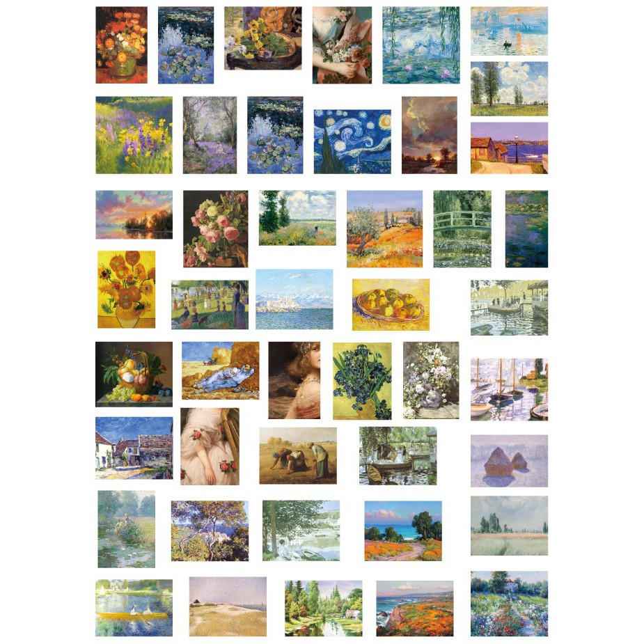 Hộp 45 sticker giấy SH4503 Gachini