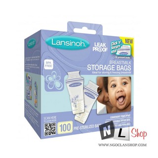 Túi trữ sữa Lansinoh 100 túi