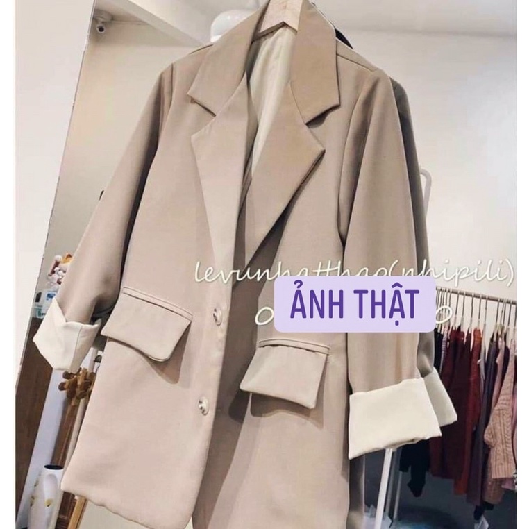 [Ảnh thật/Video] Áo vest blazer 2 lớp siêu hot happyfun