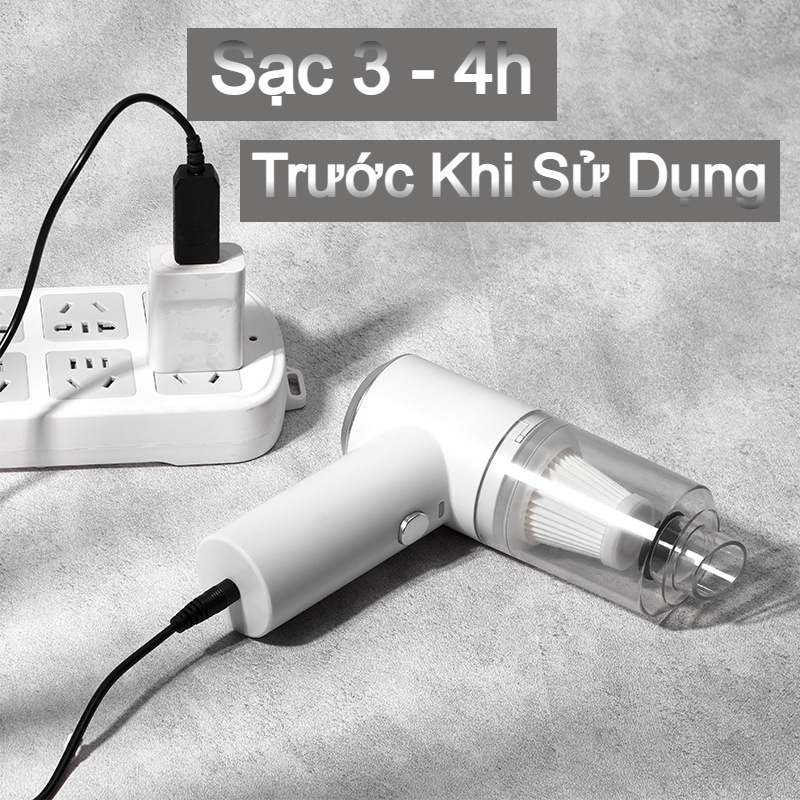 [ Loại Xịn ] Máy hút bụi mini cầm tay - Máy hút bụi gia đình không dây cấm sạc pin USB Siêu khỏe Bảo Hanh 1 Đổi 1 FEMARI