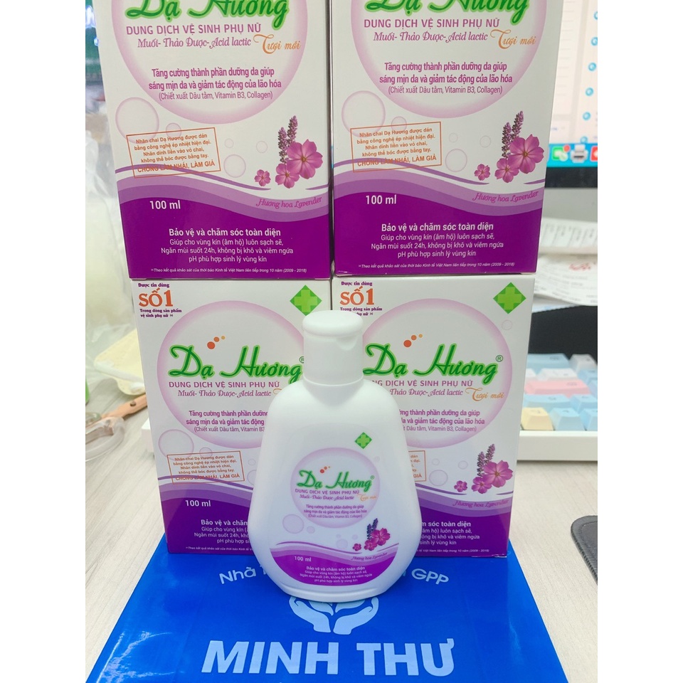 ✅[CHÍNH HÃNG] Dung dịch vệ sinh phụ nữ Dạ Hương Lavender chai 100ml