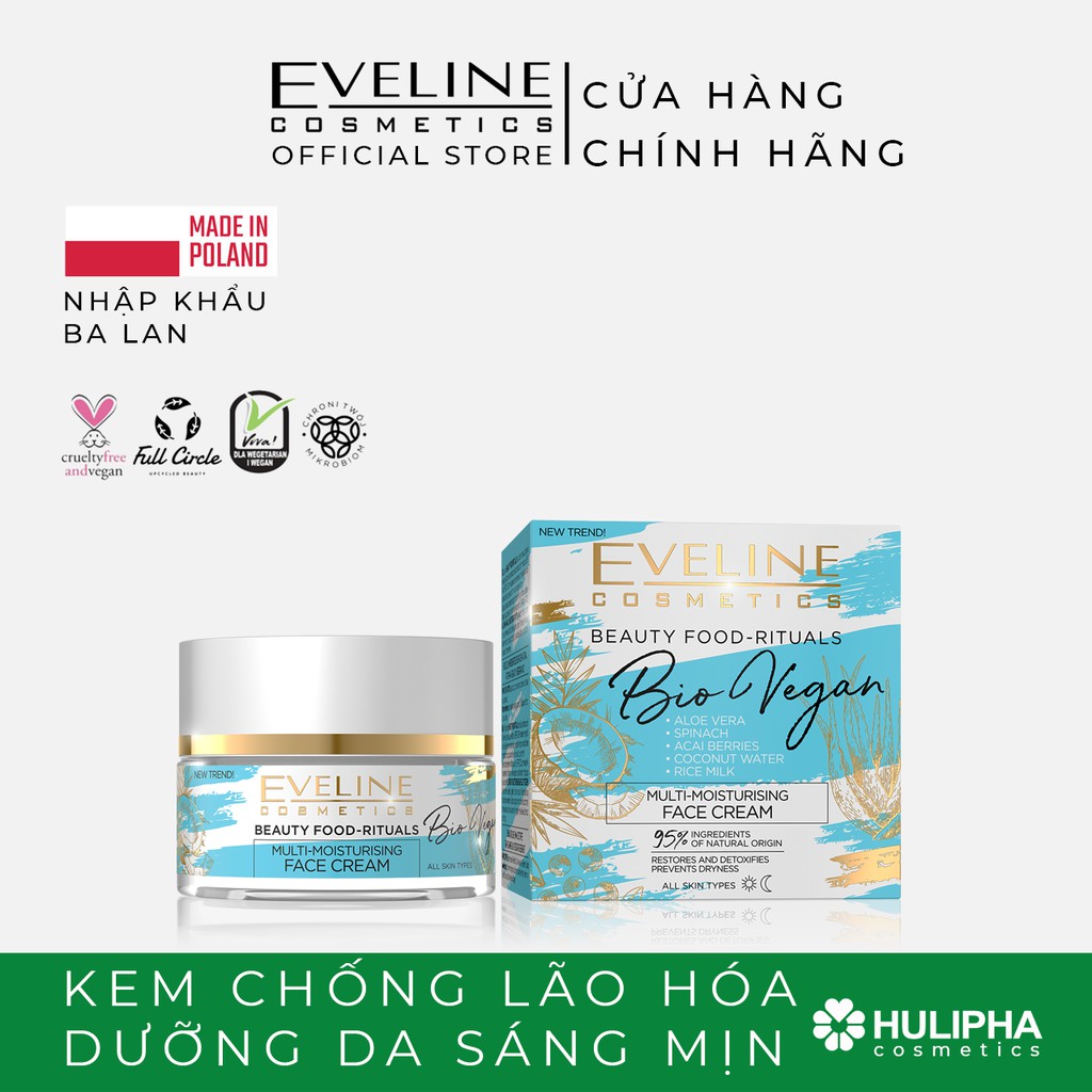 Kem dưỡng da chống lão hóa và sáng mịn Bio Vegan rau Bina - Hũ 50ml