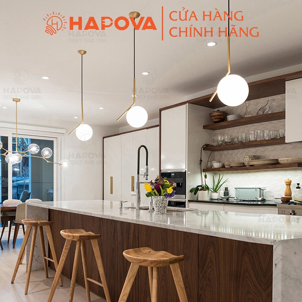 Đèn thả trang trí phòng khách phòng ngủ Decor HAPOVA DUMIS 5009