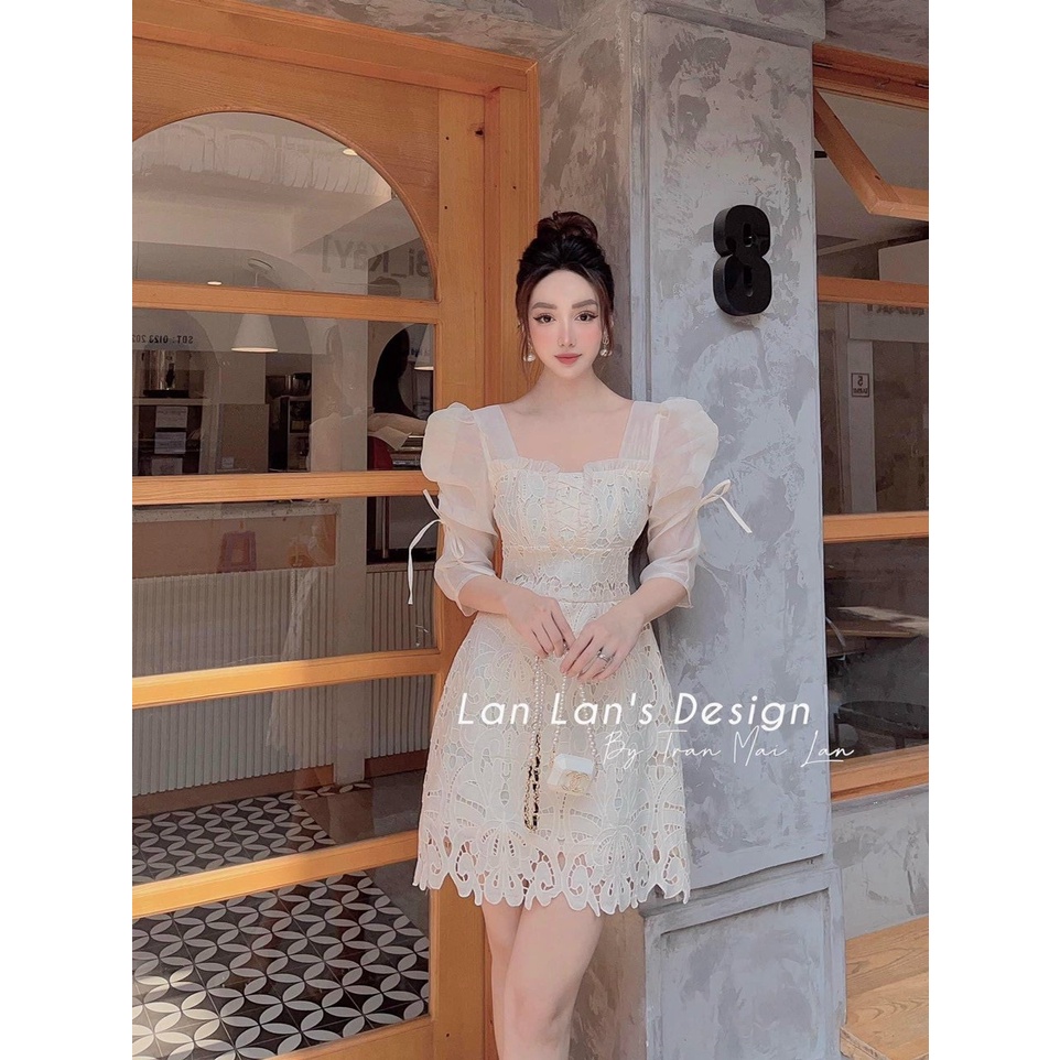 Váy ren tiểu thư siêu sang _ Hàng Loại 1