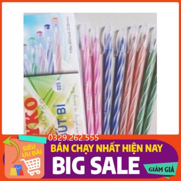 [Mã LIFEXANH03 giảm 10% đơn 500K] (FreeShip) Sỉ 20 bút bi nến dài ( 1 hộp )