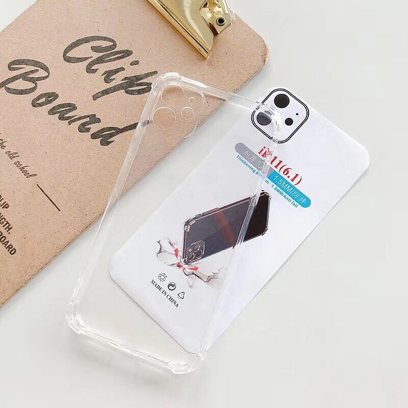 (SIÊU RẺ) Ốp lưng iphone trong chống sốc loại dày siêu rẻ 7plus/8/8plus/x/xr/xs/11/12/13/pro/max/plus/promax