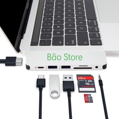 CỔNG CHUYỂN HYPERDRIVE SOLO 7-IN-1 [ Freeship] USB-C HUB FOR MACBOOK, PC & DEVICES