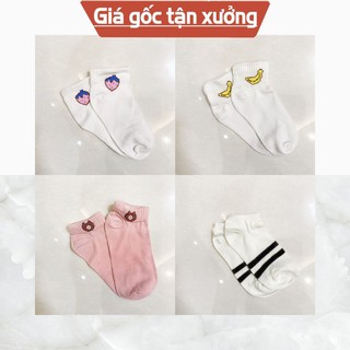 Set 5 đôi, 10 đôi tất với nữ thấp cổ hàn quốc