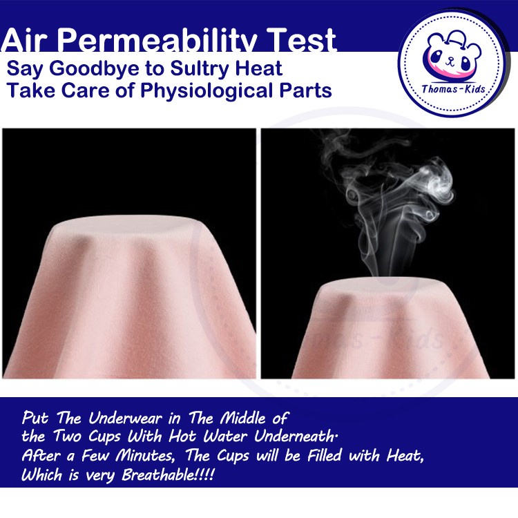 Set 5 Quần Lót Boxer Cotton In Họa Tiết Hoạt Hình Dễ Thương Cho Bé Gái Từ 3-12 Tuổi