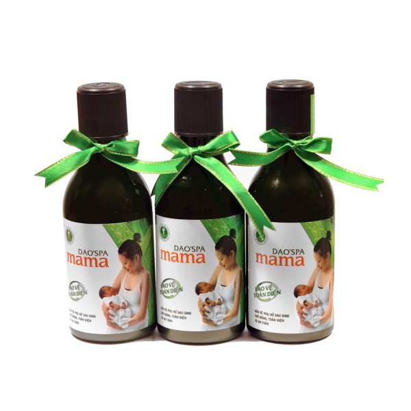 (Chính Hãng)_Dao's Spa Mama_Nước Xông, Tắm Gội Đầu Cho Mẹ_3 Chai x 250 ml/Hộp