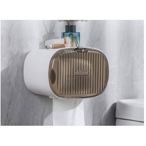 Hộp đựng giấy vệ sinh chống thấm nước cao cấp, dán tường trang trí phòng vệ sinh đẹp mắt hơn