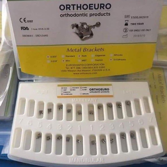 Mắc cài Orthoeuro niềng răng chỉnh nha