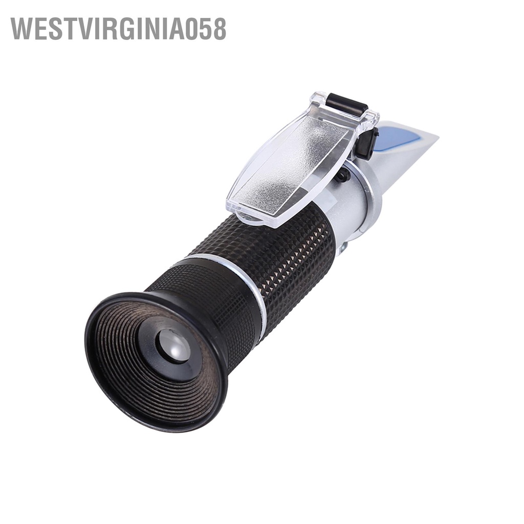 Westvirginia058 Khúc xạ kế Glycol Xe ô tô Chống đông pin Công cụ kiểm tra chất làm mát động cơ axit RHA-503ATC