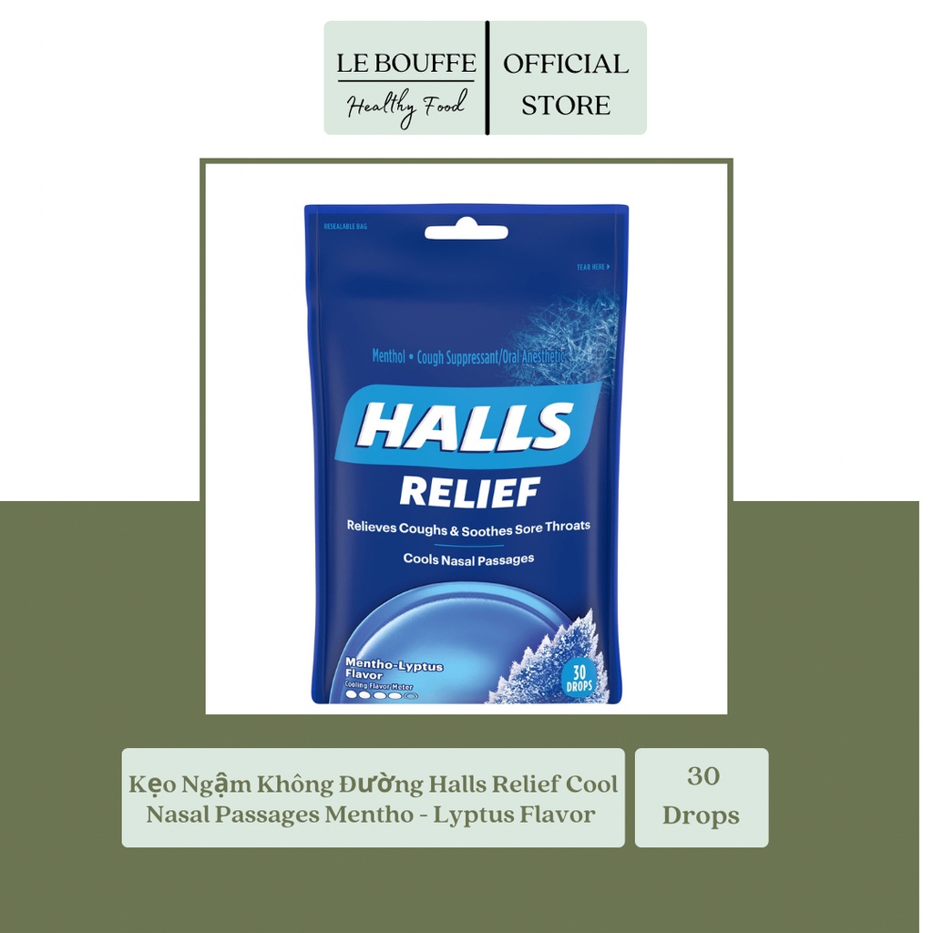 Kẹo Ngậm Không Đường Halls XS Canada