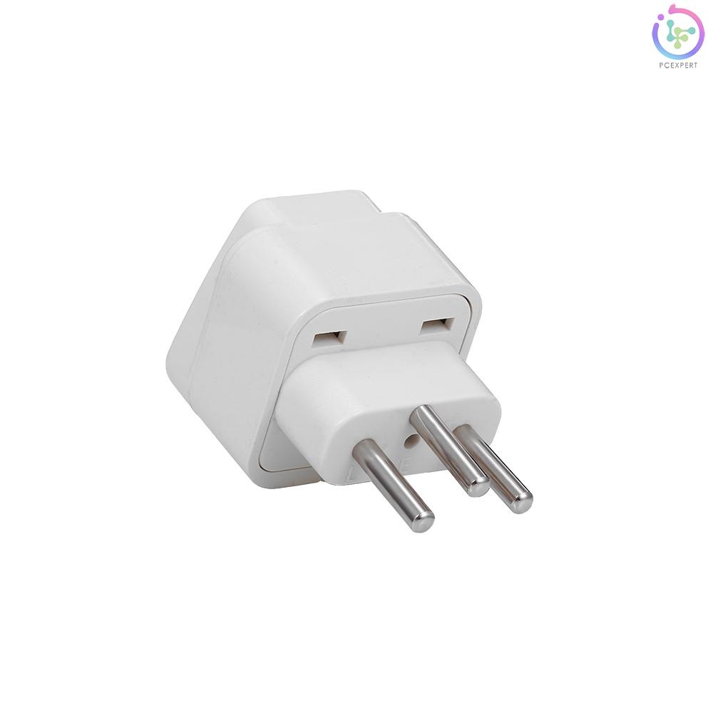 High Quality Swiss Embedded Conversion Plug 3-hole Adaptor Plug Swiss Plug to Universal Socket Travel Plug Adapter White