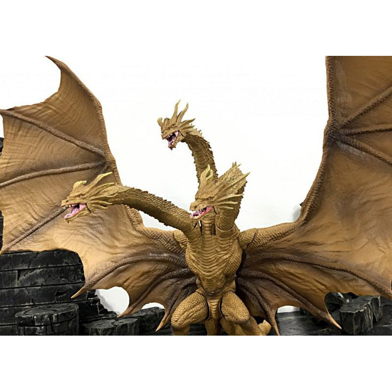 Mô hình đồ chơi khủng long Godzilla. king Ghidorah SH Monster 2019.