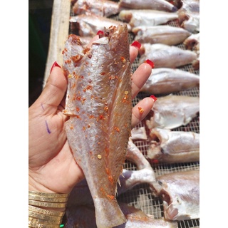 Khô cá đù 1 nắng ướp sẵn - Đù 1 nắng ướp ớt (Đặc sản Vũng Tàu) - Size (10-12 con/1kg)