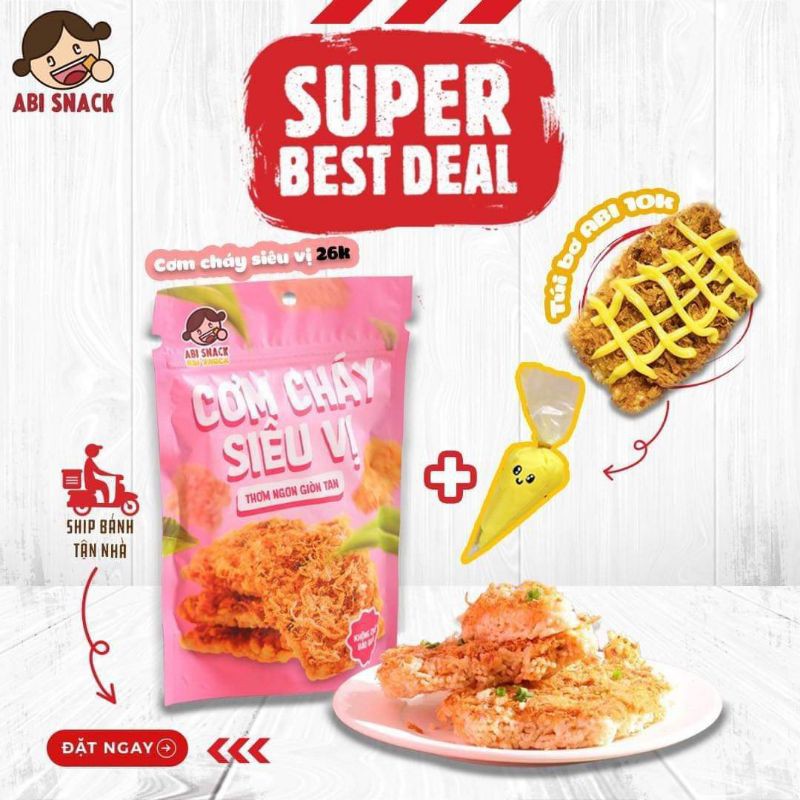 [MUA 2 TẶNG QUÀ] CƠM CHÁY SIÊU VỊ ABI | BigBuy360 - bigbuy360.vn