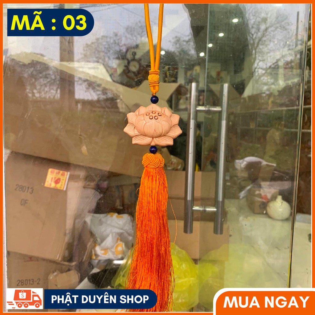 Dây treo ôtô tượng phật phong thủy 45cm, Mang may mắn, Tài lộc, Bình an