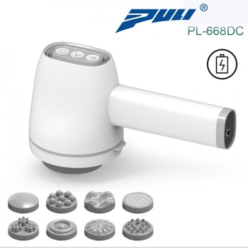 Máy massage cầm tay dùng pin Puli PL-668DC - 8 đầu, mát xa giảm mỡ bụng và thư giãn toàn thân | OKbuy